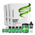 3kg Whey 100% + bonusprodukt