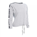 Logo Sweater Ava, Greymelange/Black