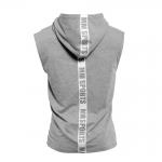 Logo Sleeveless Hoodie Ace, Greymelange