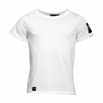 Raw Wide Neck Tee Abel, White