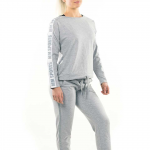 Logo Sweater Ava, Greymelange/Grey