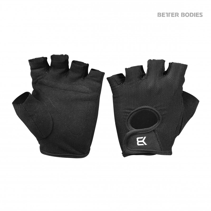 Better Bodies Womens Training Gloves M Black - Better Bodies