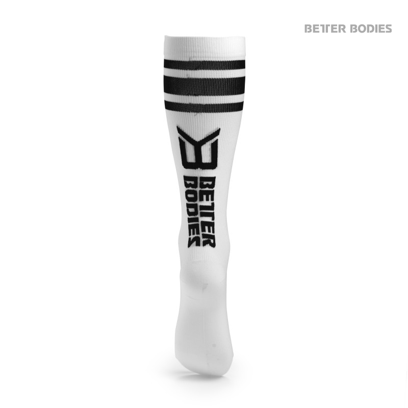 Better Bodies Knee Socks White M - Better Bodies