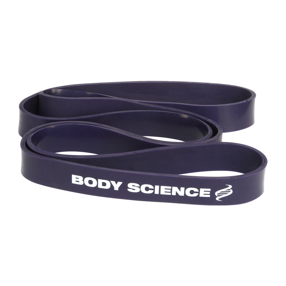 Träningsgummiband – Body Science Power Resistance Band - Lila, 23-24 kg - Träningsredskap - Body Science
