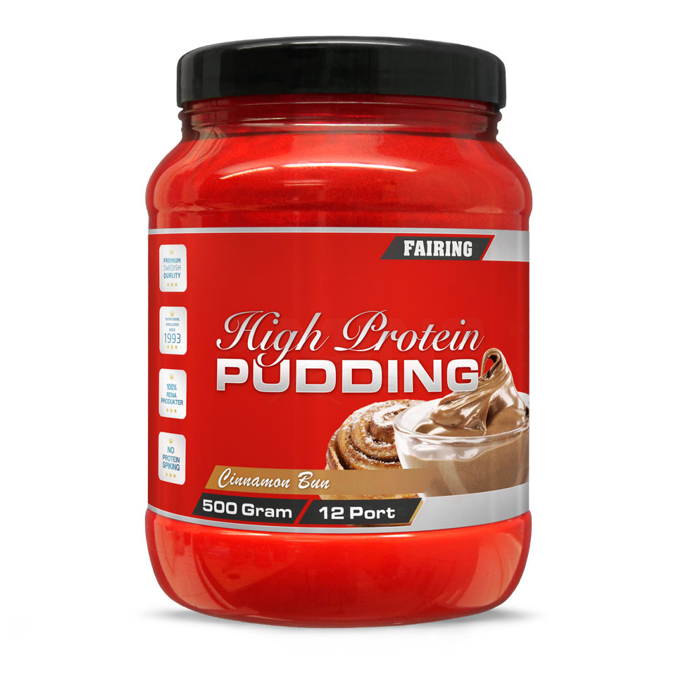 Fairing High Protein Pudding, 500 gram Cinnamon Bun - Fairing