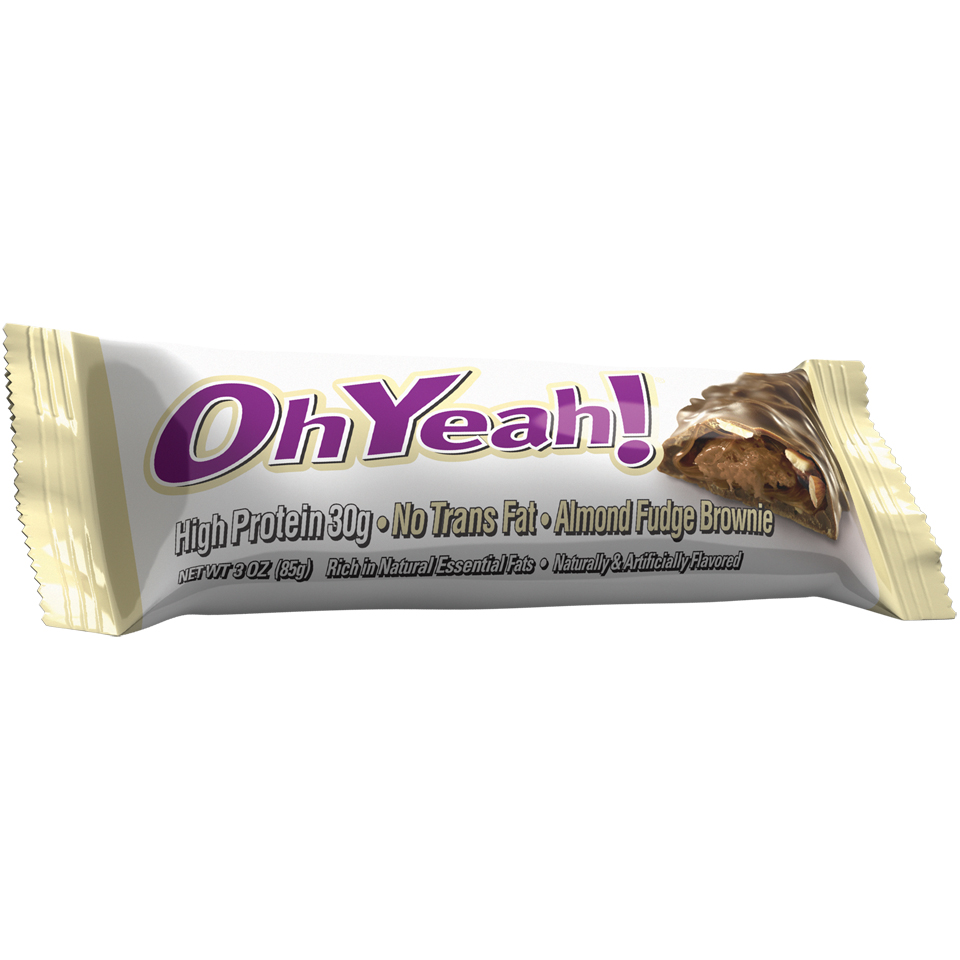 ISS OhYeah! Original Bar  Almond Fudge Brownie - ISS