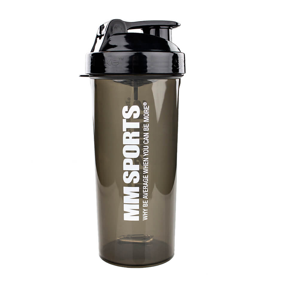 Shaker – SmartShake Transparent, 1L, Black - MM Sports - Träningstillbehör - MM Sports