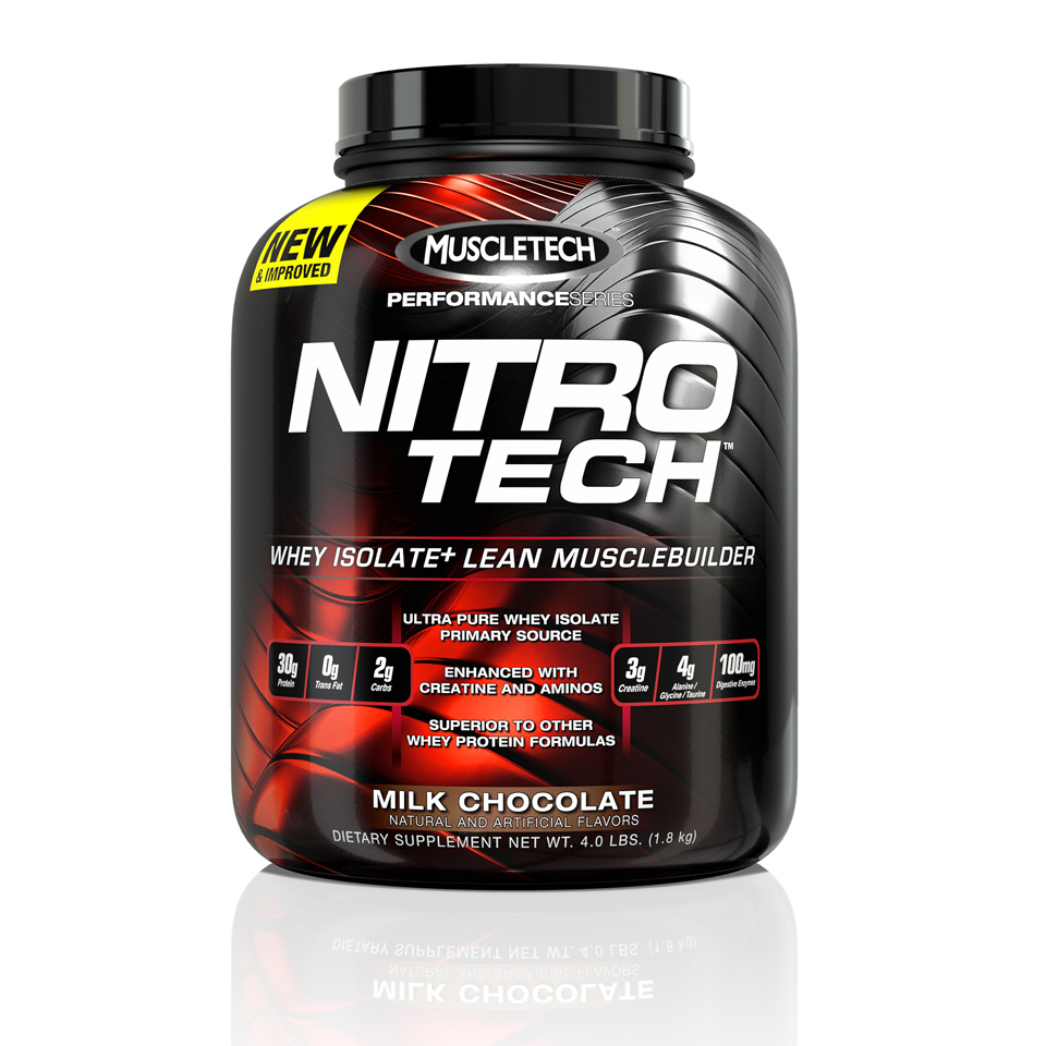 MuscleTech Performance Series - Nitro-Tech Milk Chocolate 1,8 kg - MuscleTech