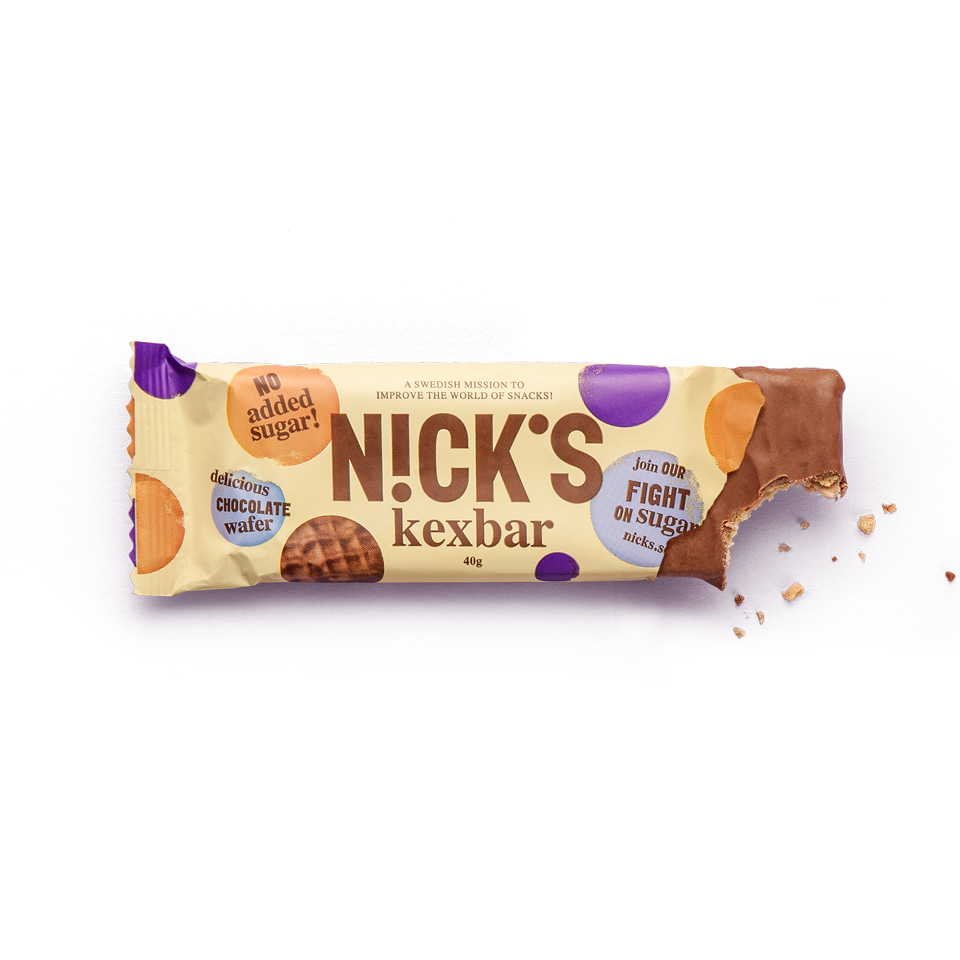 Nick's Kexbar 40 gram Choklad - Nick's