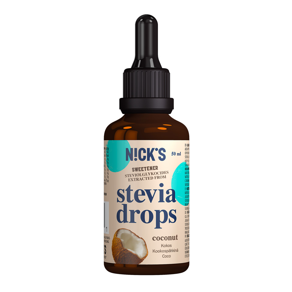 Nick's Stevia Drops 50 ml Coconut - Nick's