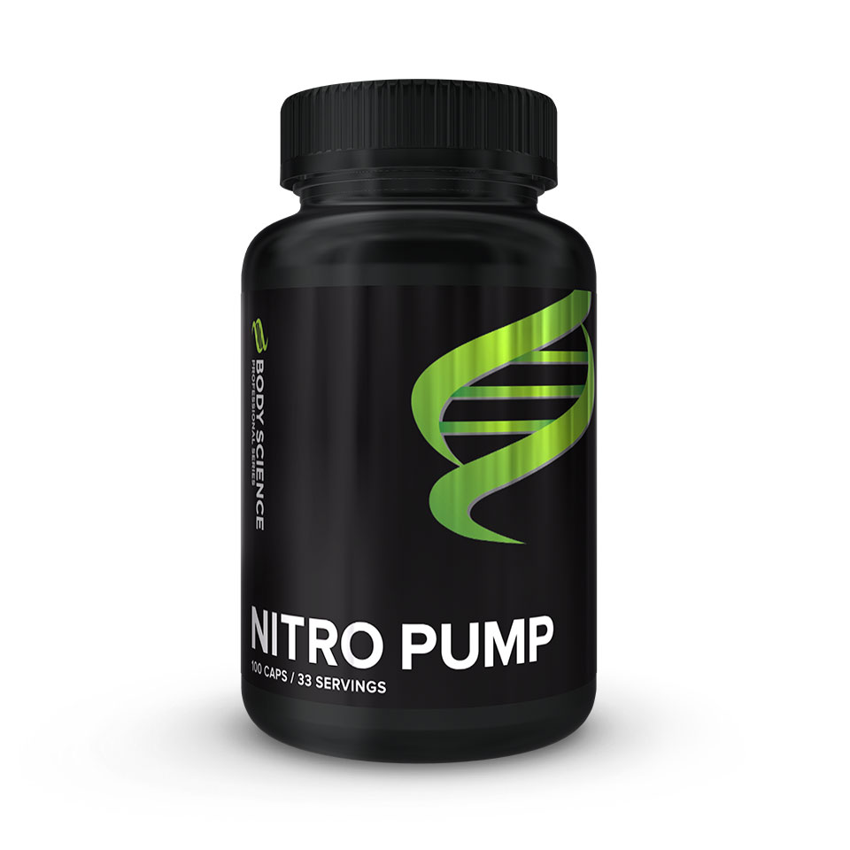Body Science Nitro Pump, 100 kapslar – Prestationshöjare - Body Science