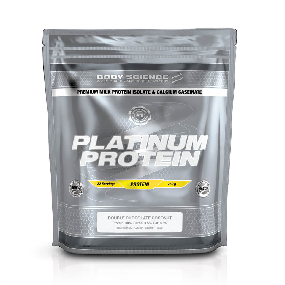 Body Science Platinum Protein Double Chocolate Coconut 750 gram - Body Science