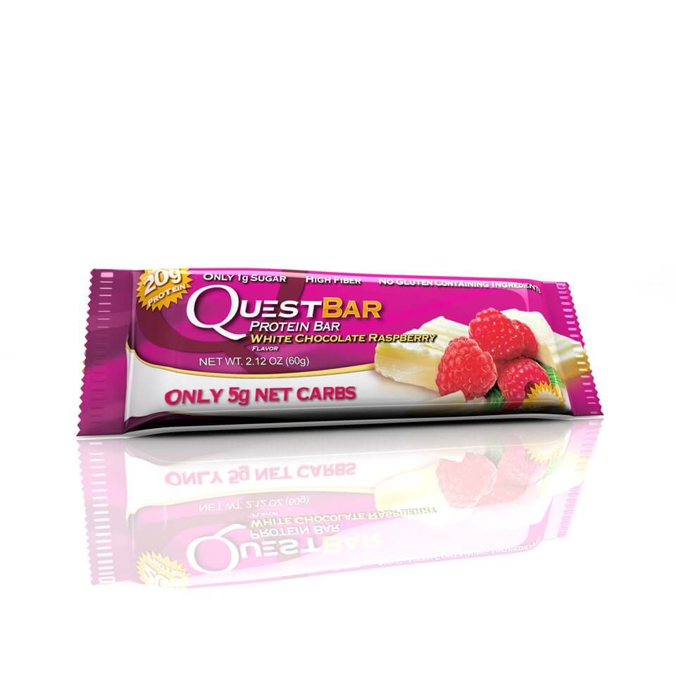 Quest Nutrition Quest Bars White Choc Raspberry - Quest Nutrition
