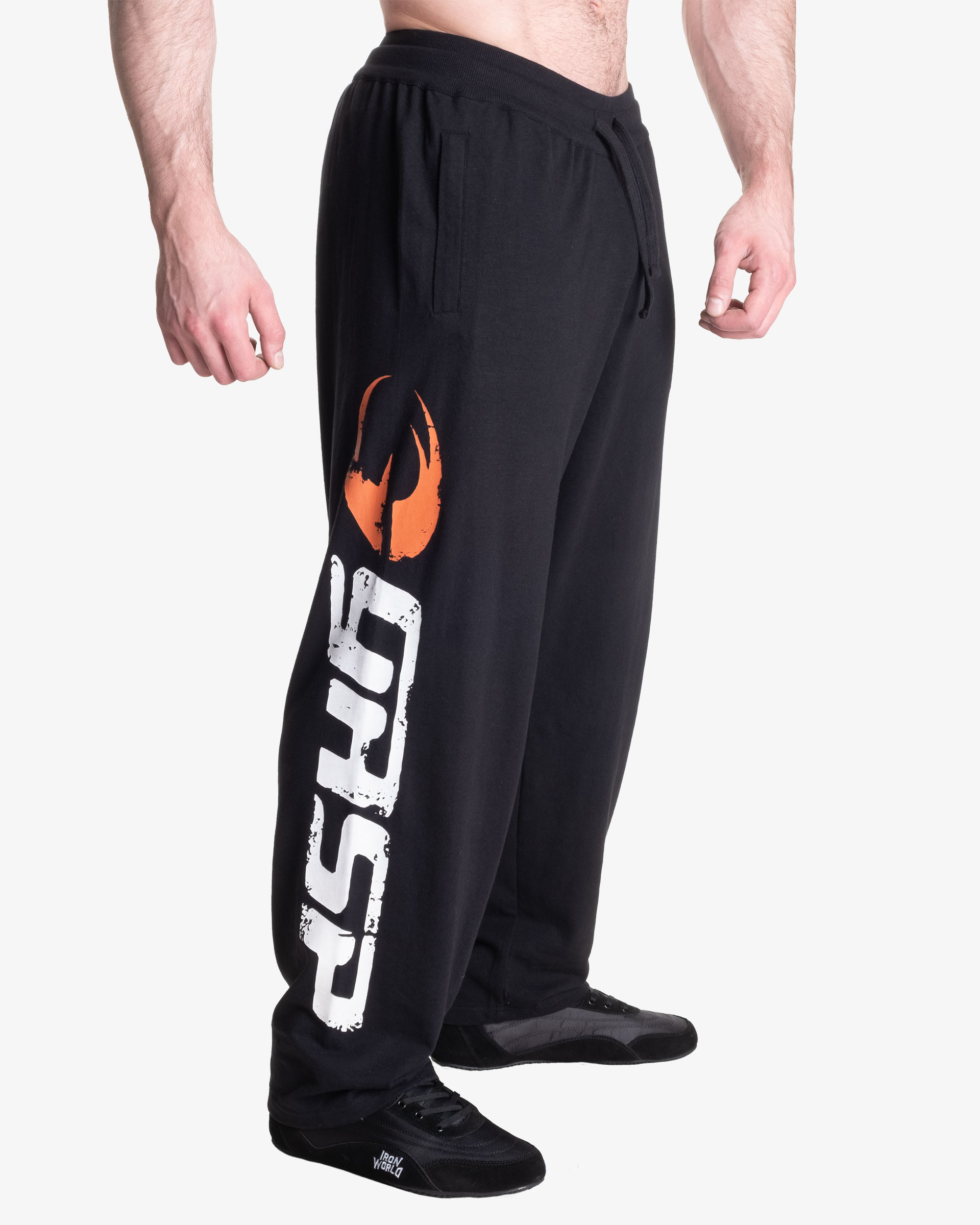 Sweat Pants, Black/White
