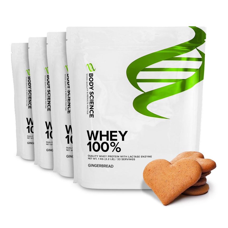 4 st Whey 100% Christmas Edition