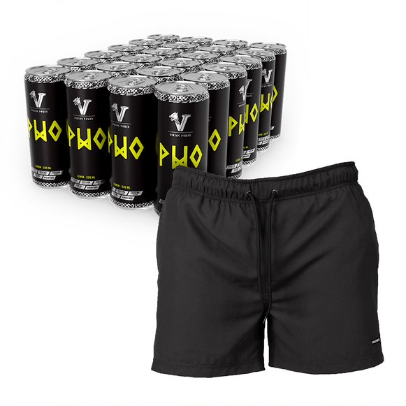 PWO Energidryck + Swim Shorts