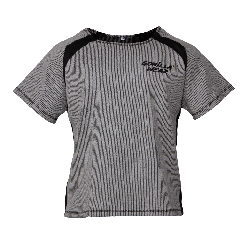 Gorilla Wear Augustine Old School Work Out Top, Grey