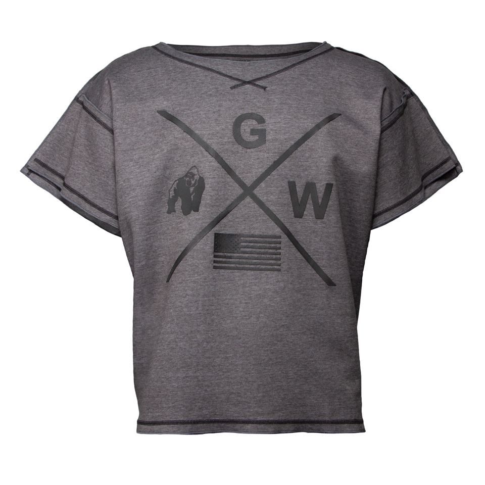 Gorilla Wear Sheldon Work Out Top, Grey