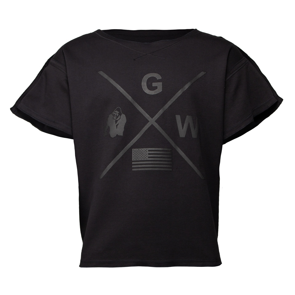 Gorilla Wear Sheldon Work Out Top, Black