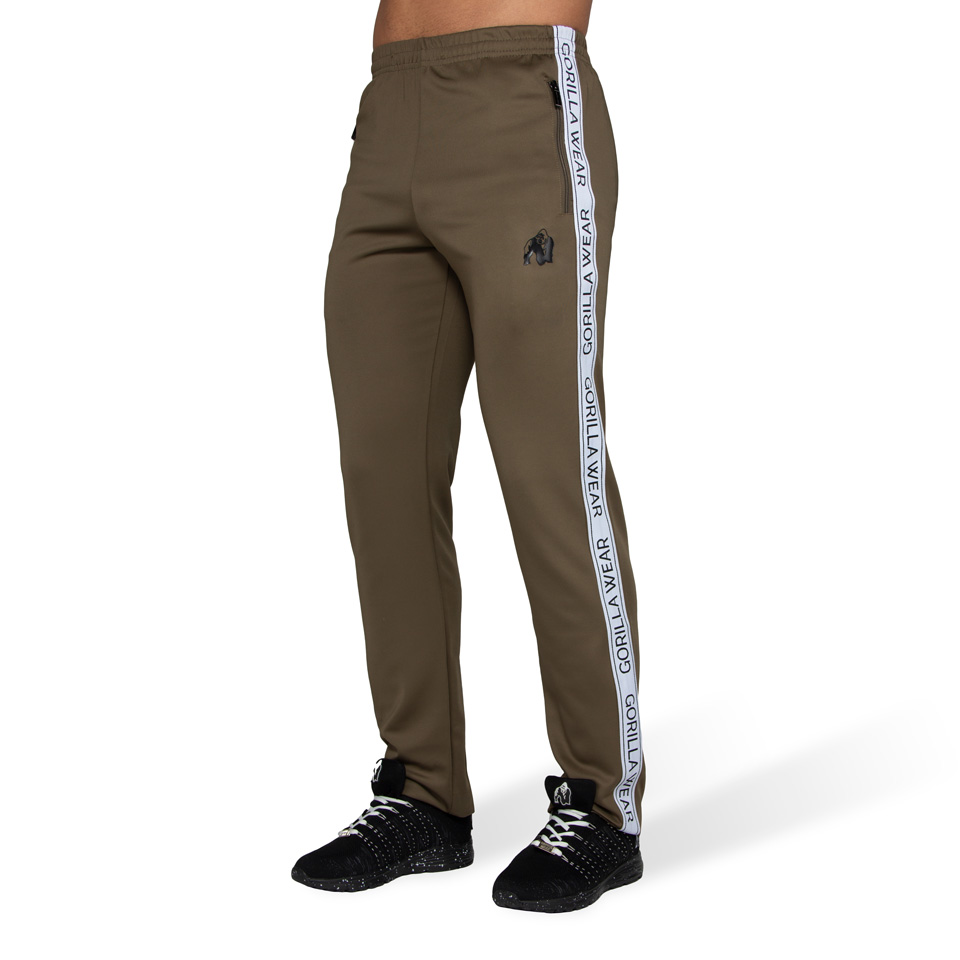 Gorilla Wear Wellington Track Pants, Olive Green