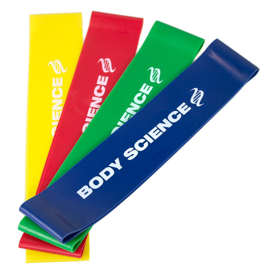 Short Power Resistance Bands 4-pack