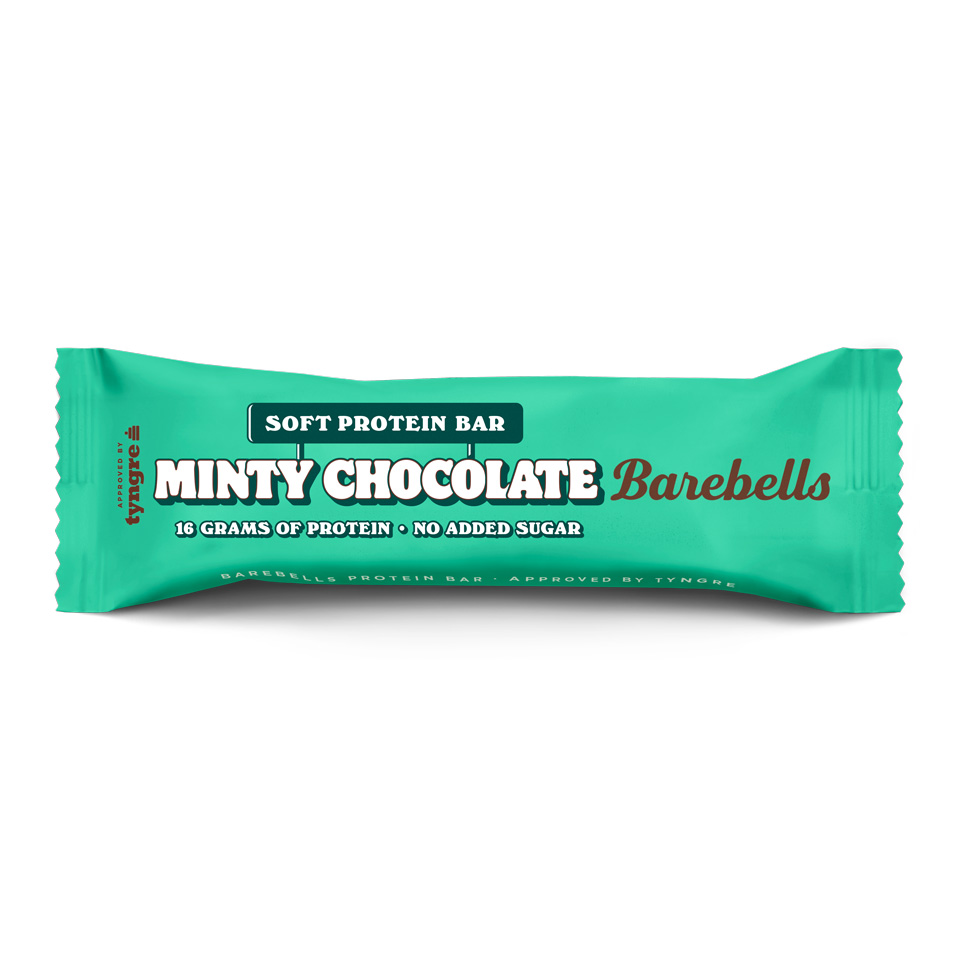 Barebells - Soft Protein Bar - Minty Chocolate - 12 Bars