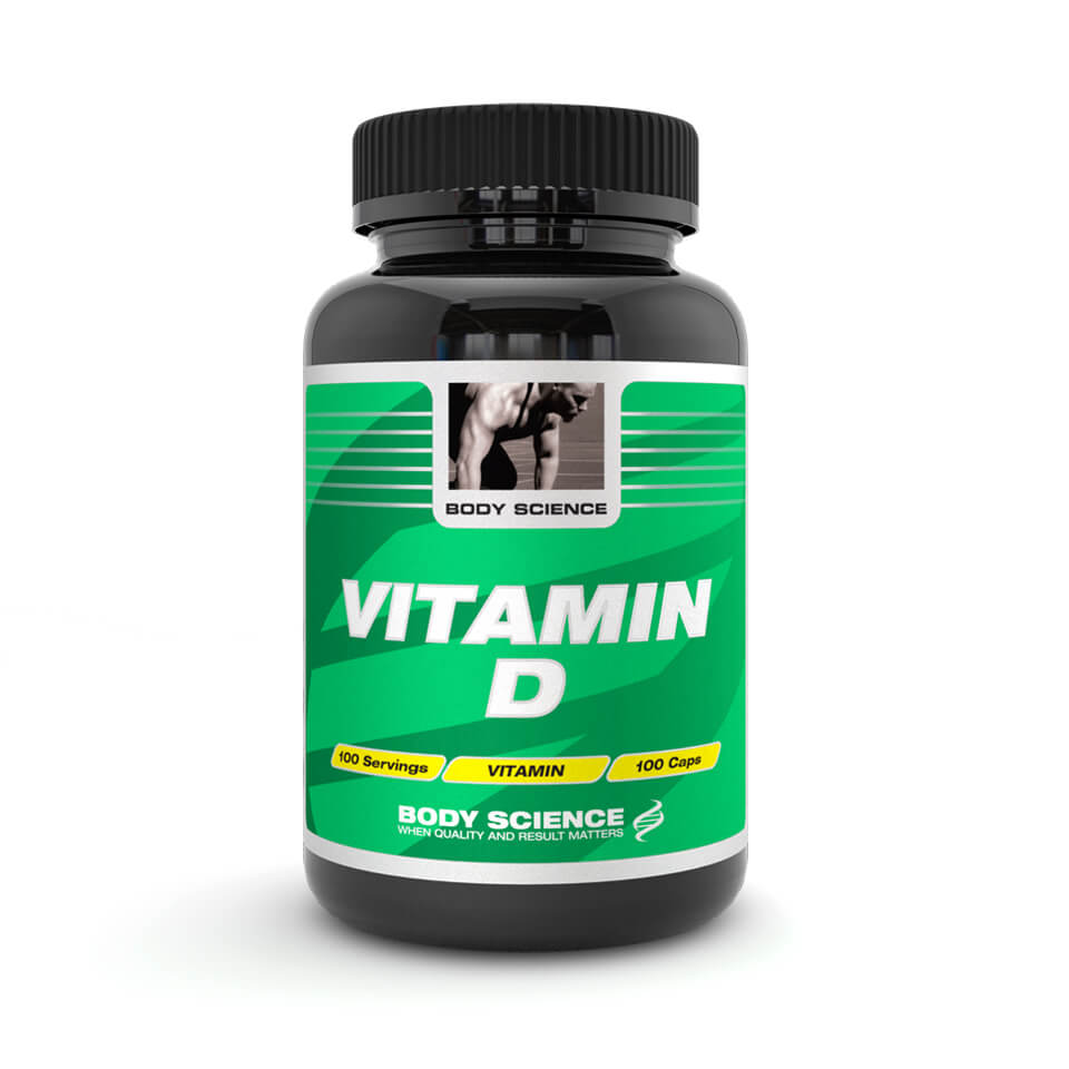 D-vitamin Body Science, 100 kapslar - Body Science