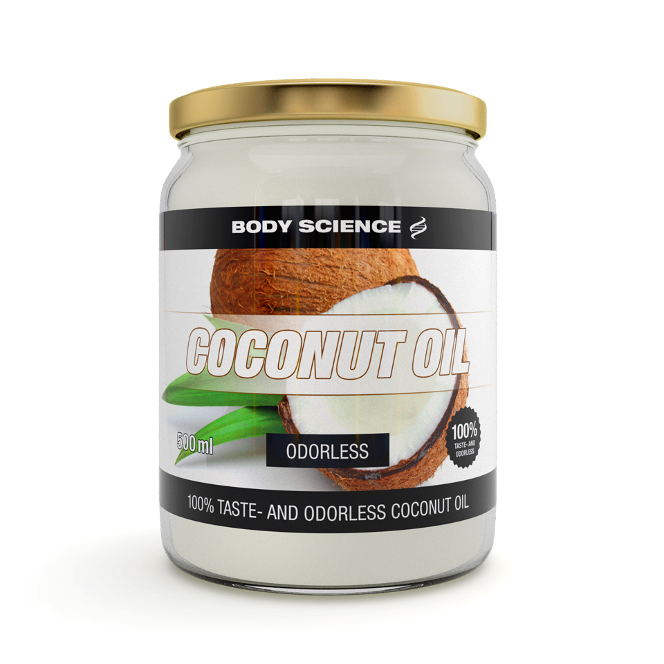 Kokosolja – Coconut Oil Odorless, 500 ml - Body Science