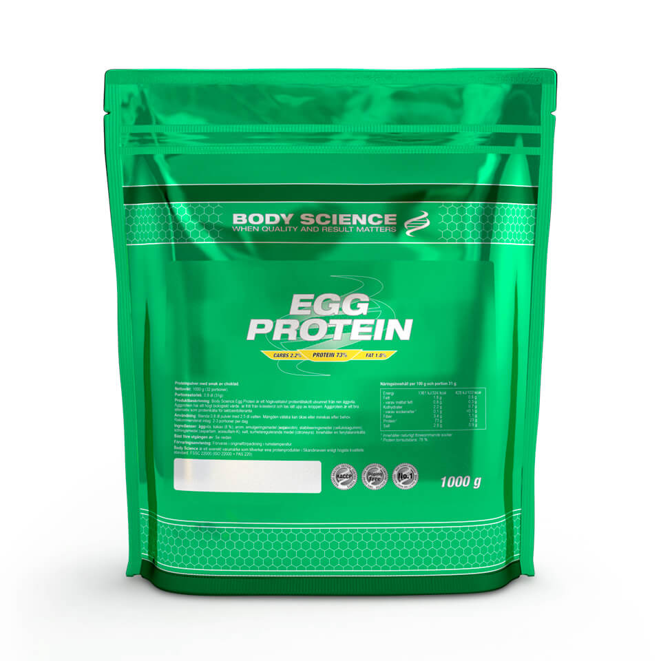 Body Science Egg Protein Jordgubb/Banan 1 kg - Body Science