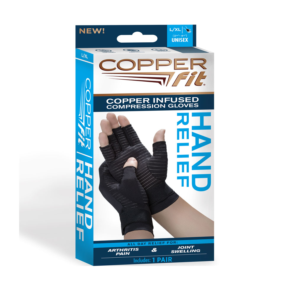 Copper Fit Hand Relief Gloves