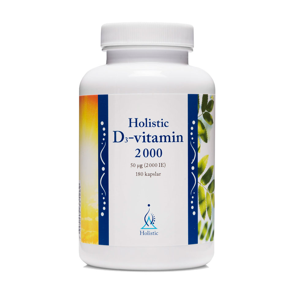 Holistic D3-Vitamin, 180 kapslar