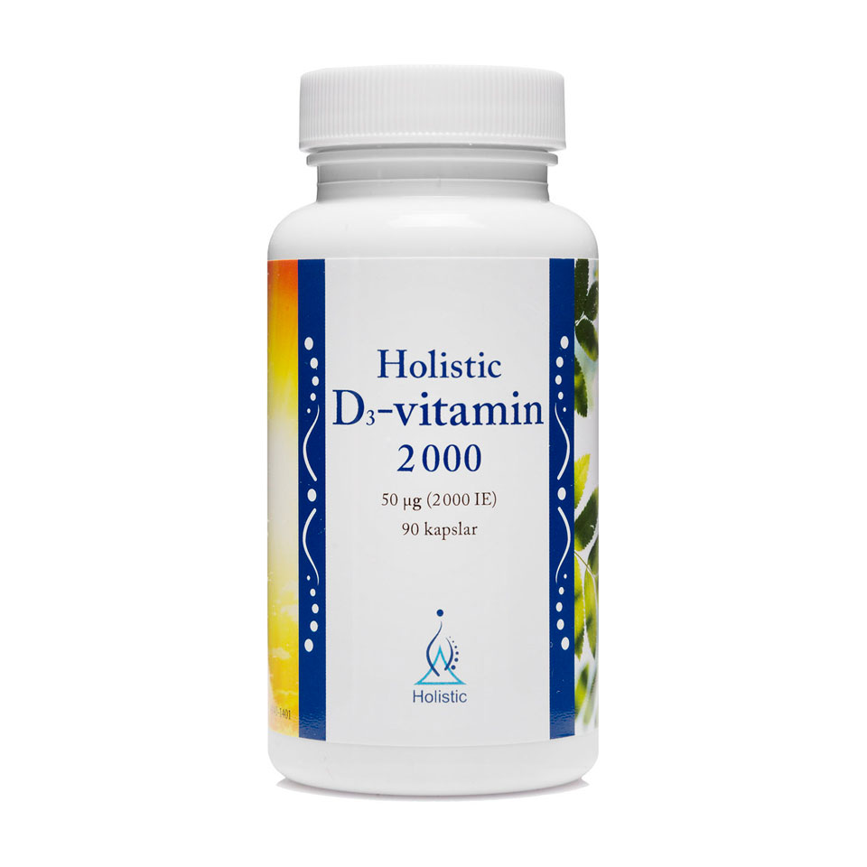 Holistic D3-Vitamin, 90 kapslar