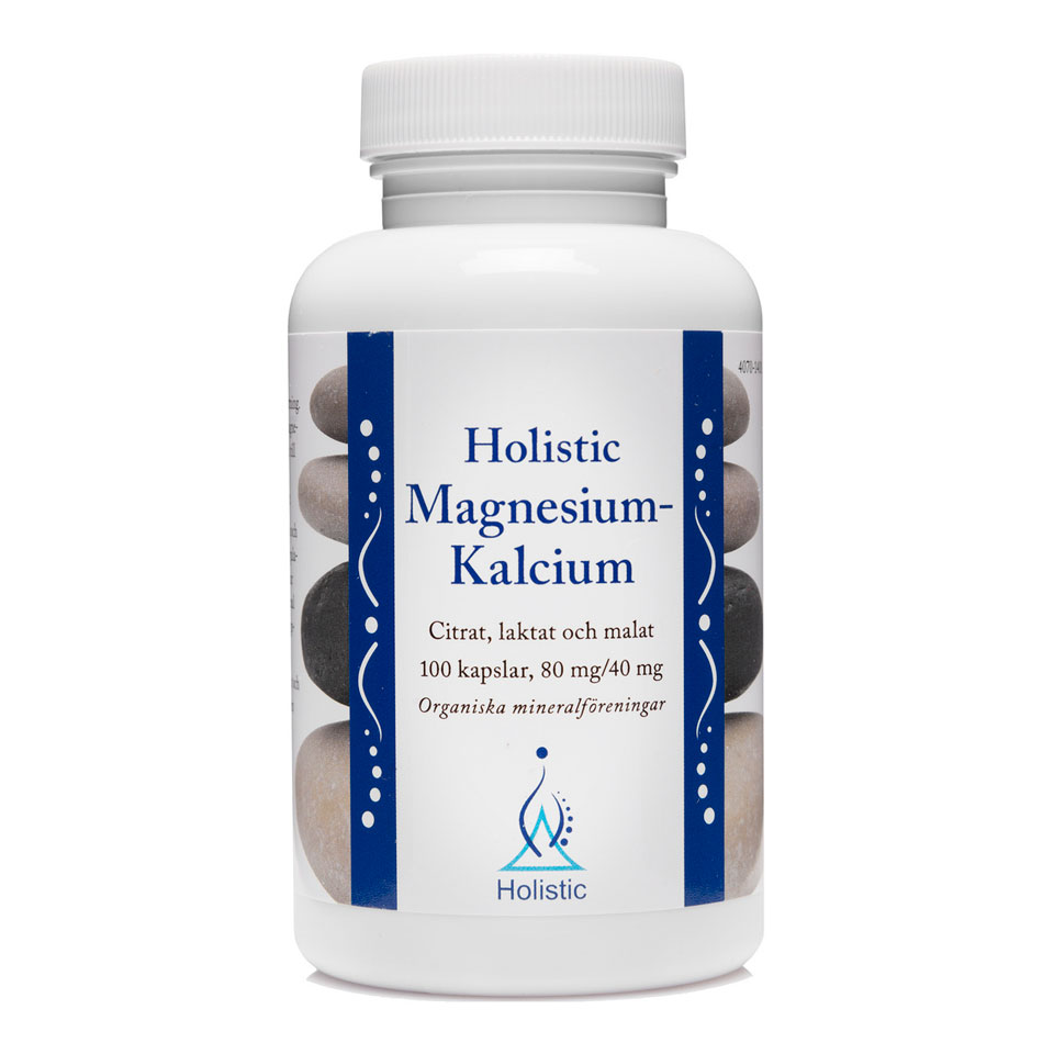 Holistic Magnesium/Kalcium 100 kapslar - Holistic