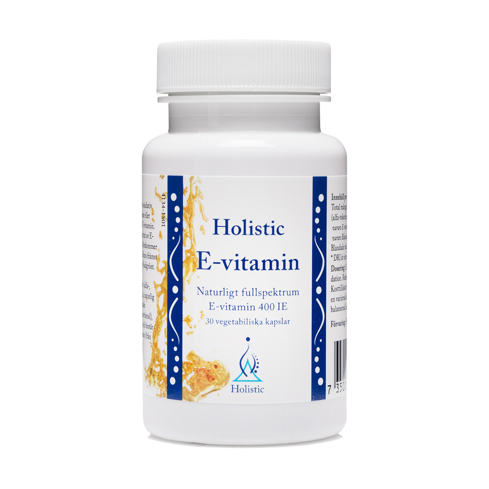 Holistic E-Vitamin 30 kapslar - Holistic