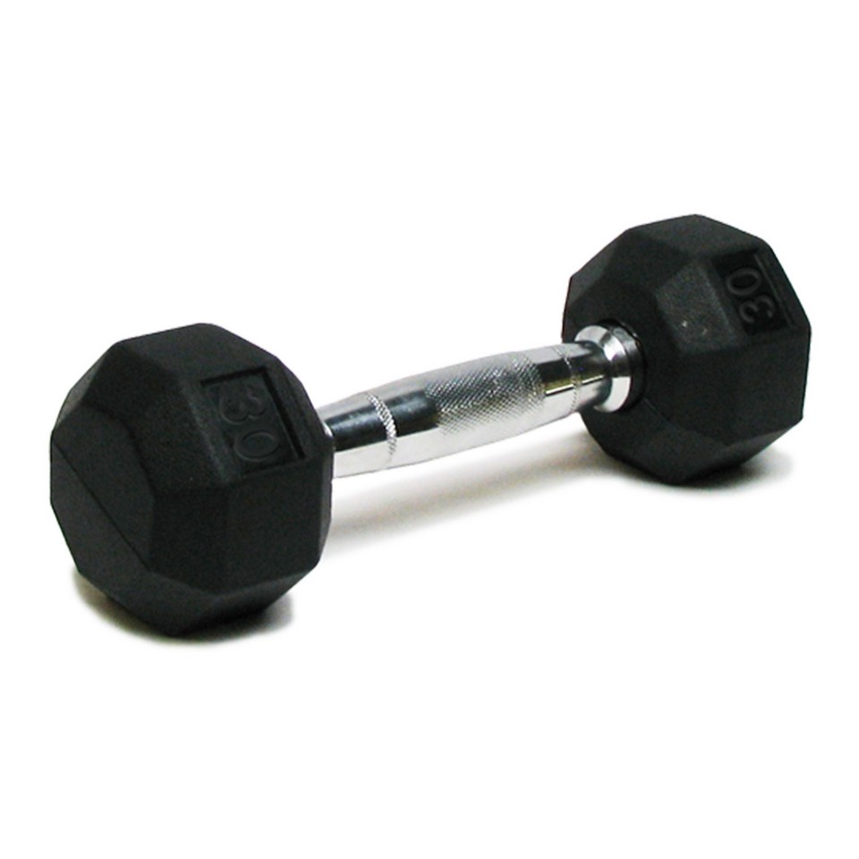 SPRI Deluxe Rubber Dumbbell