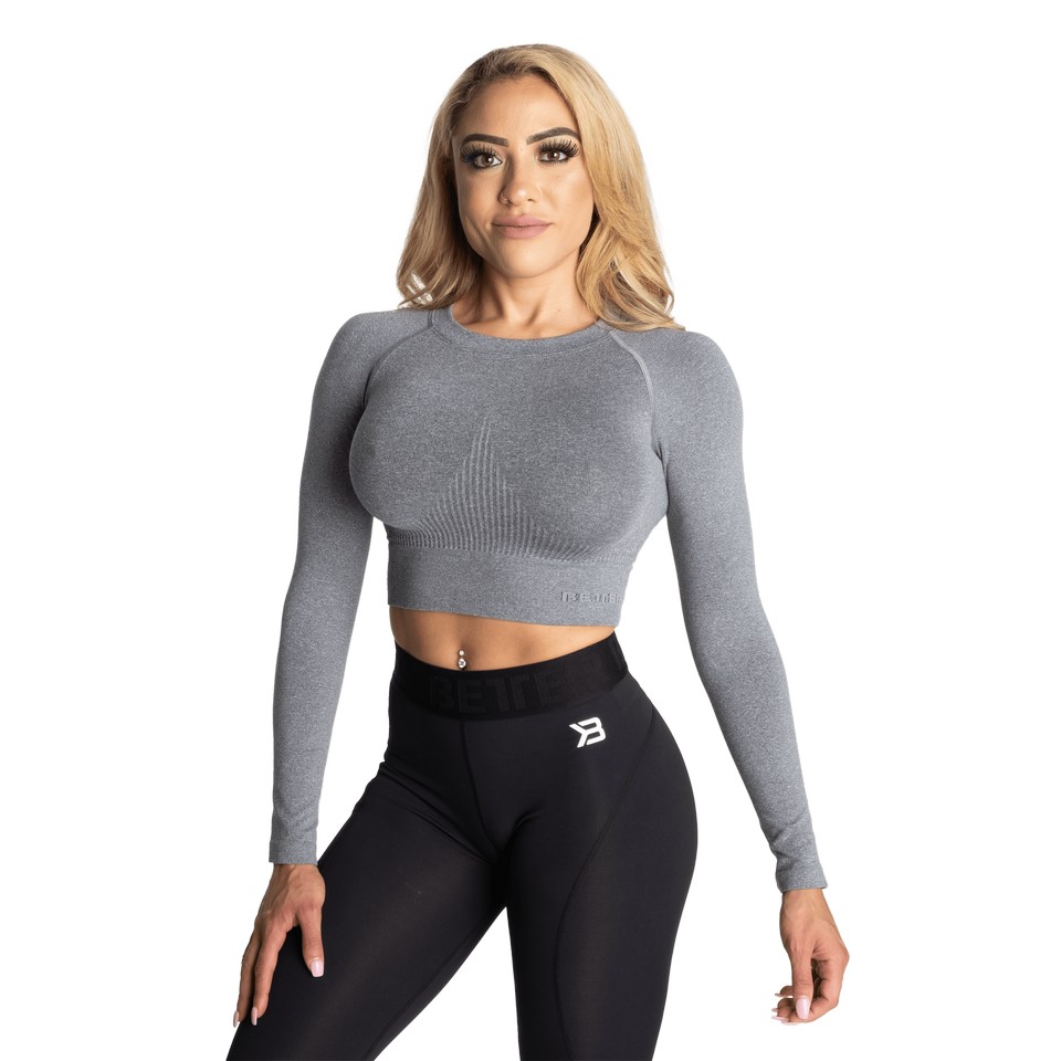 Better Bodies Rib Seamless Crop LS