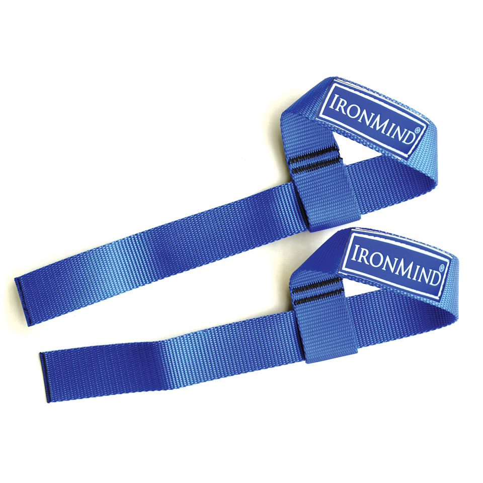 Ironmind Strong Enough Lifting Straps Blue - IRONMIND