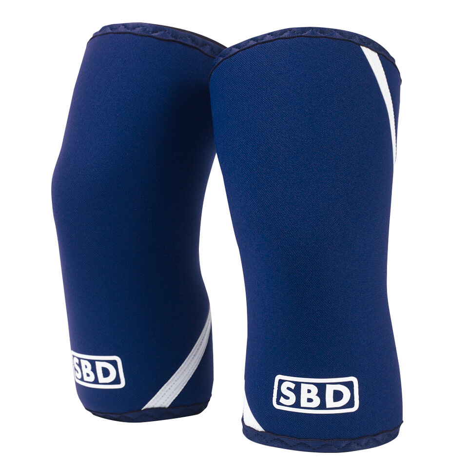 SBD Knee Sleeves, Blue/White
