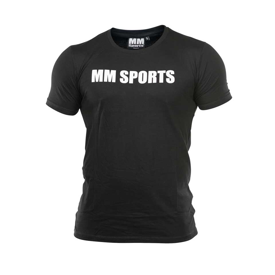 Tränings t-shirt – MM Sports T-shirt Man, Black - 4XL - Träningskläder