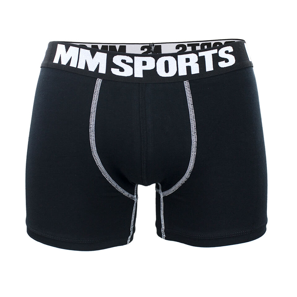 MM Sports Boxer Shorts Black XL - MM Sports