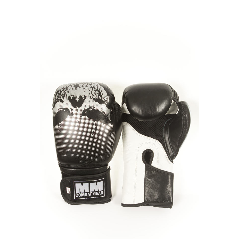 Boxningshandskar – MM Combat Boxing Gloves, Svart, Stl. 12 oz - MM Combat
