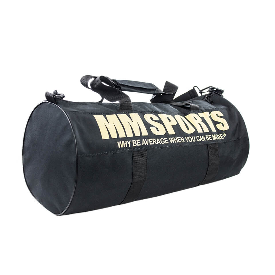 Sportbag – MM Sports Gym Bag LTD 15 year, Black/Gold - Gymväska, Träningstillbehör - MM Sports