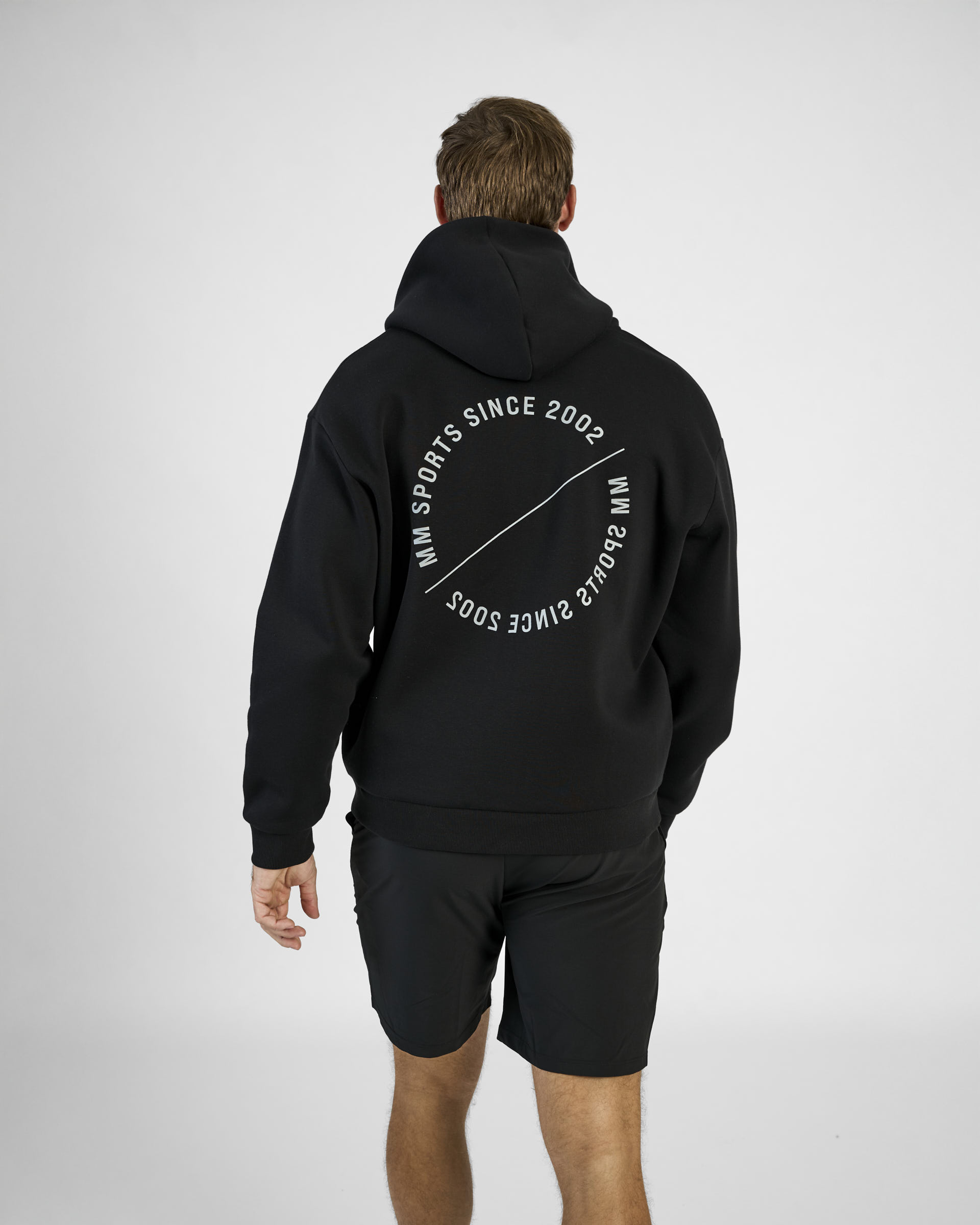 Hoodie Zip Emblem, Black