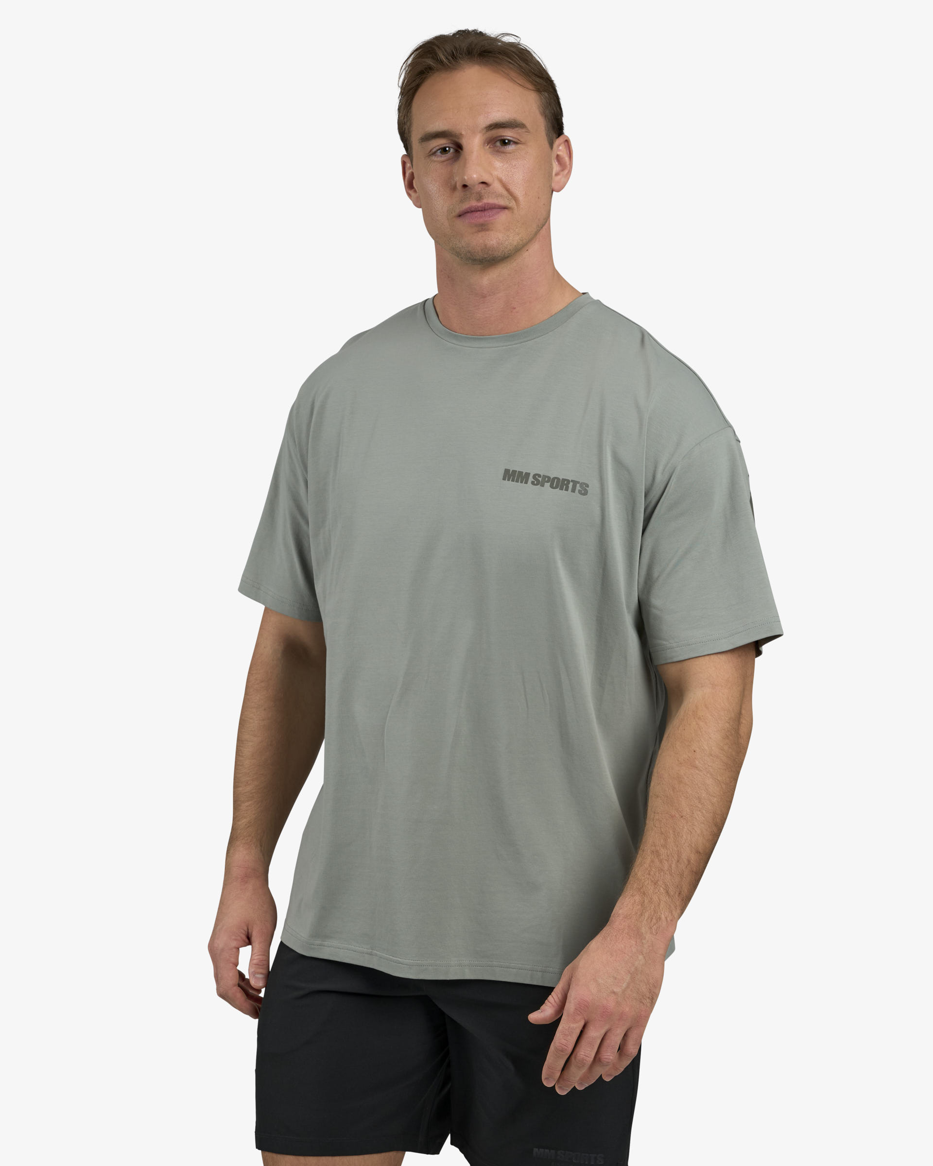 Oversized Hardcore T-shirt, Soft Green