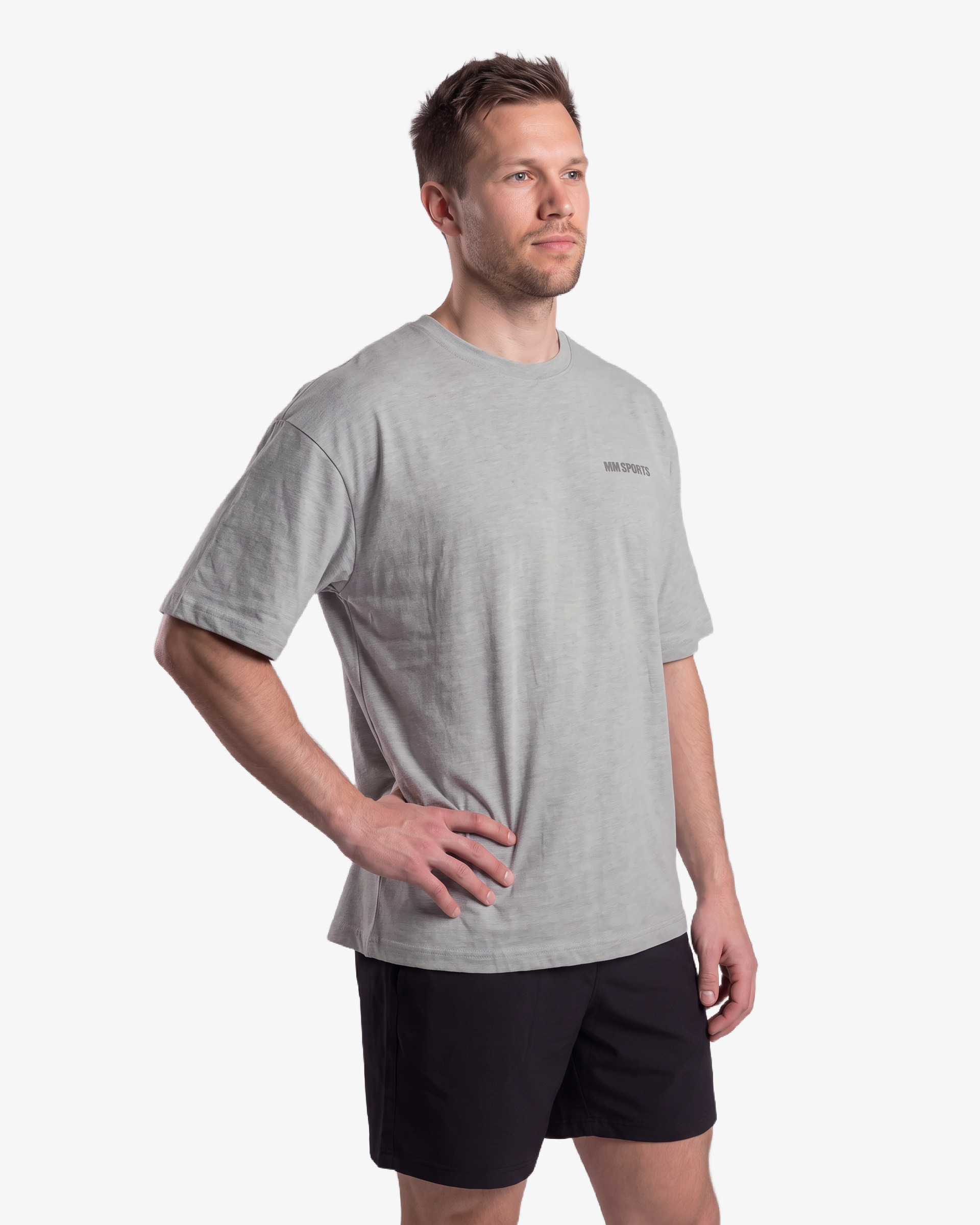 Box Tee QSG, Light Grey