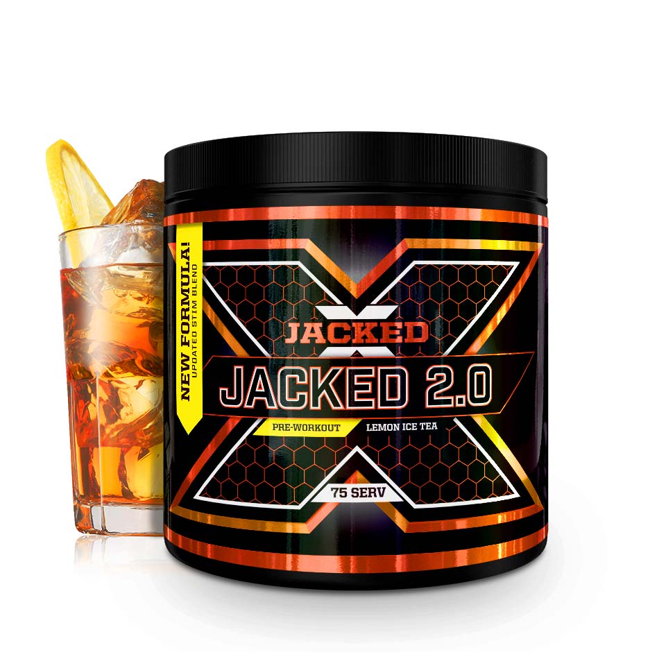 PWO – Jacked 2.0, 300 g, Lemon Ice Tea - Pre-workout - JACKED