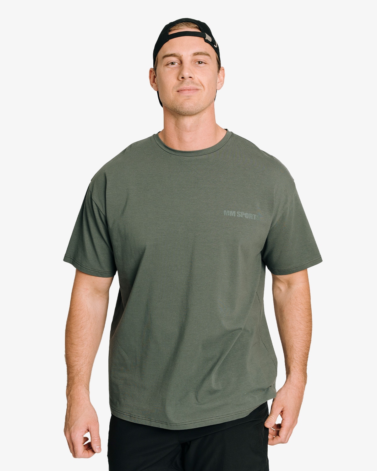 Oversized Hardcore T-shirt, Faded Green