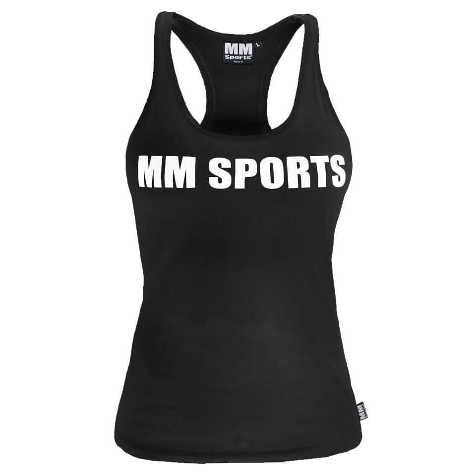 Träningslinne – MM Sports Tank Wmn - Black, XL - Träningskläder