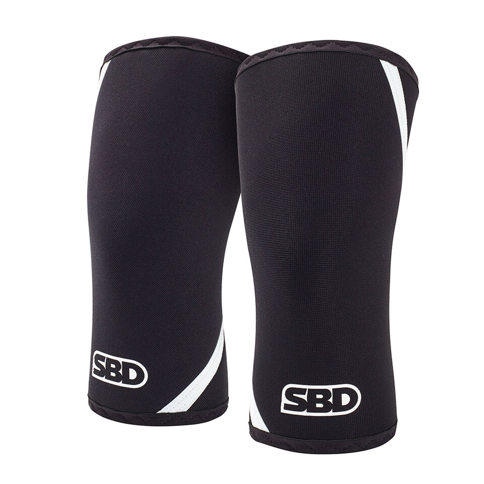SBD Knee Sleeves, Black/White