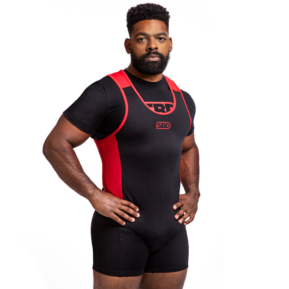 SBD Singlet Mens, Black/Red